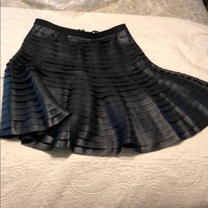 NWOT BCBG leather skirt
